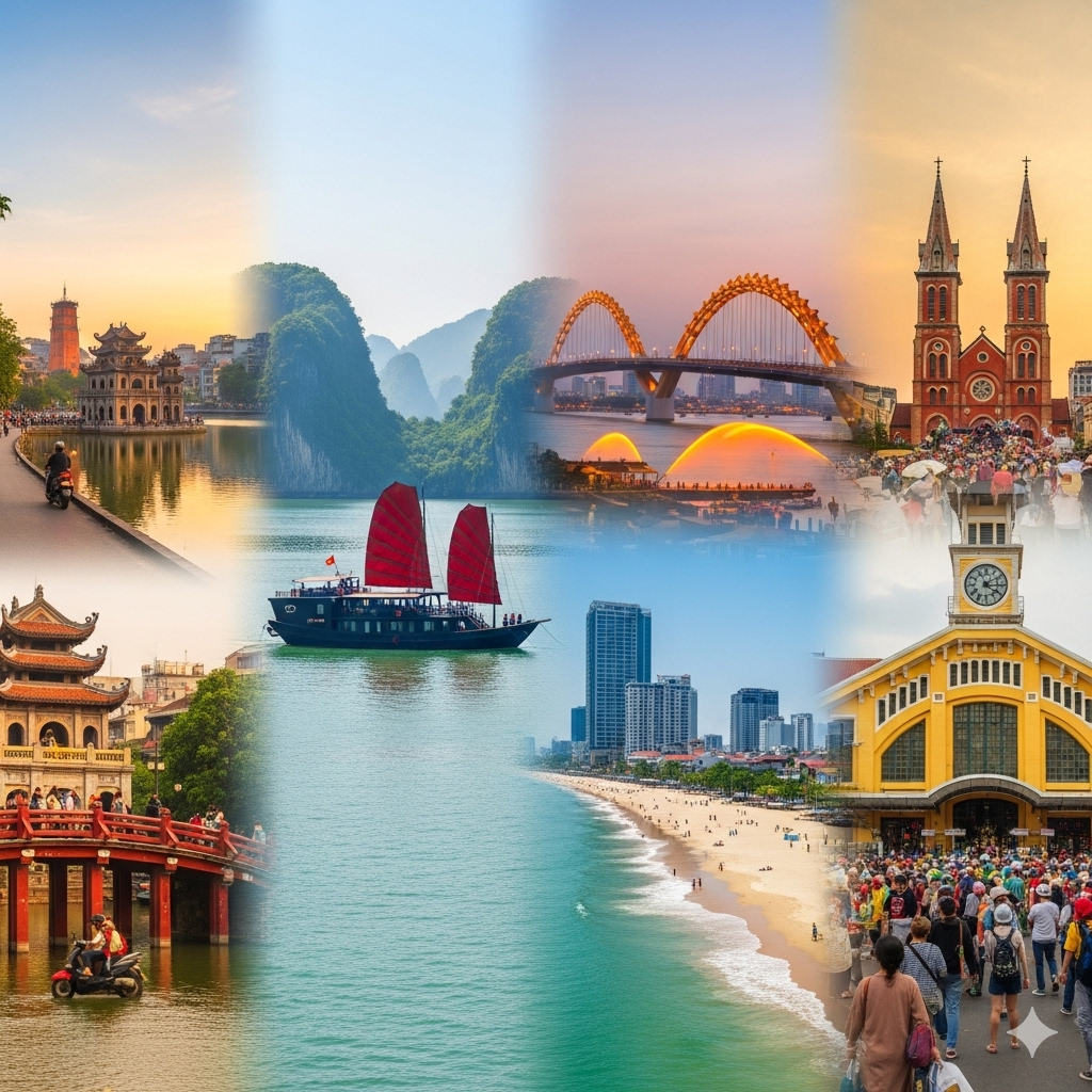 Vietnam Discovery – 6 Days 5 Nights From the charm of Hanoi to the beauty of Ha Long Bay, Da Nang, and the vibrant energy of Ho Chi Minh City