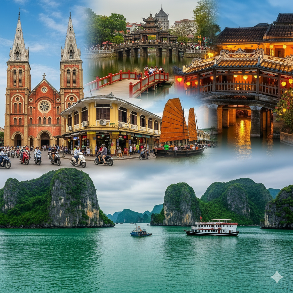 Vietnam Wonders: Ho Chi Minh – Hoi An – Hanoi – Ha Long (6 Days – 5 Nights)