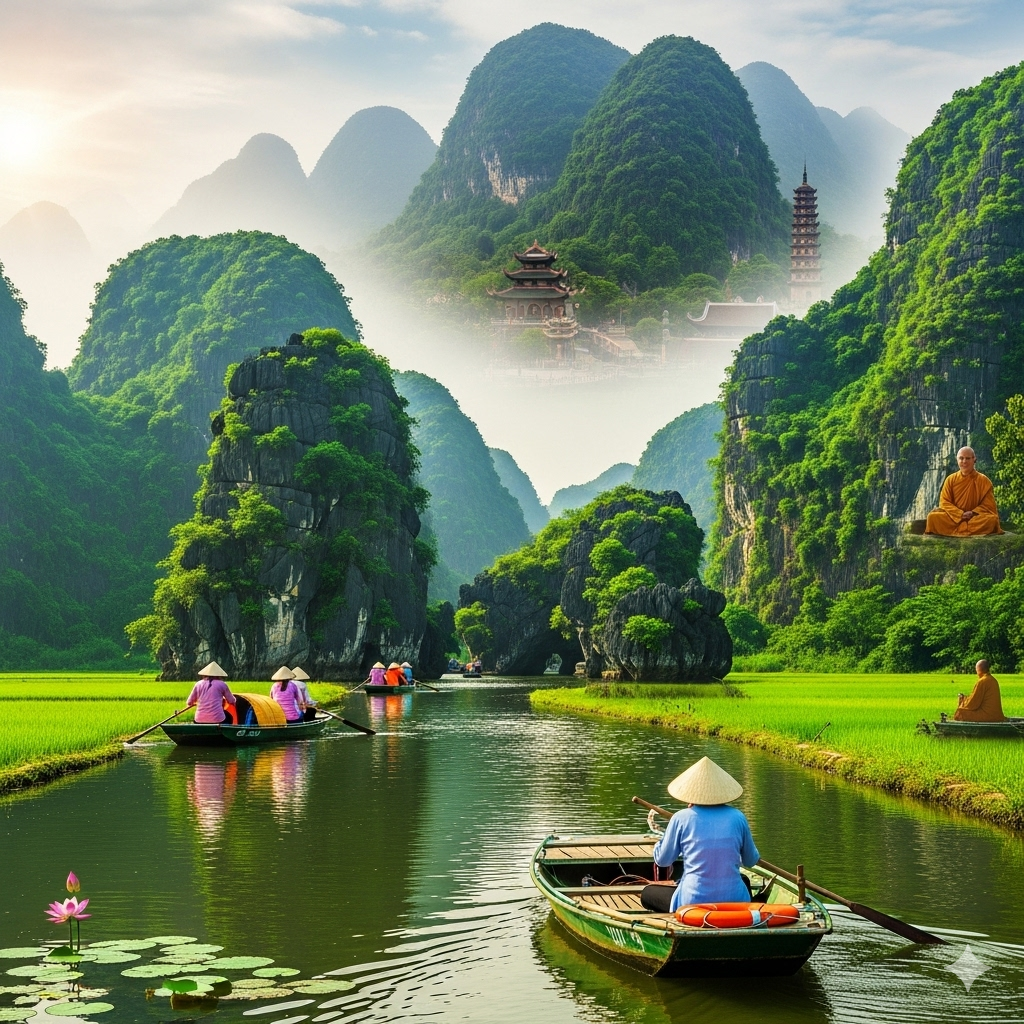Wellness 5D4N: Ha Noi – Tam Coc, Trang An (Ninh Binh) – Yen Tu, Tam Tue Tinh (Quang Ninh)